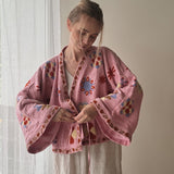 Baumwoll Kimono PEACE