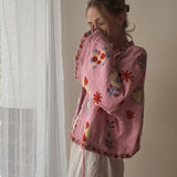 Baumwoll Kimono PEACE