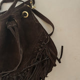 Echtleder Bucket Tasche WOODSTOCK