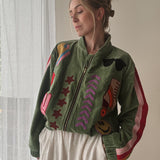 Velvet Patches Bomberjacke BABYGIRL
