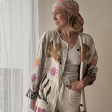 Weite Baumwolle Jacke BIRDIE