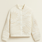 Steppjacke LORA mit Stickereien
