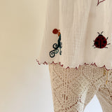 Bluse MARIS mit Stickereien
