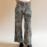 Jeans LUCIA mit Leoparden Print
