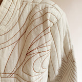 Steppjacke LORA mit Stickereien