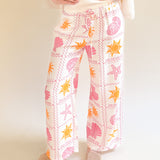 Gemusterte Hose CORAL