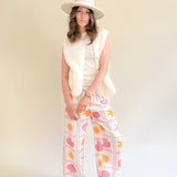 Gemusterte Hose CORAL