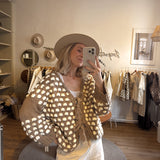 Grober Cardigan LARI mit Pompons