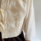 Bestickte Baumwolljacke ANYA