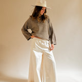 Baumwoll Hose MINA mit weitem Bein