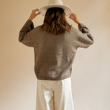 Lockerer Pullover ALPACA mit weiten Ärmeln