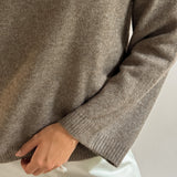 Lockerer Pullover ALPACA mit weiten Ärmeln