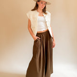 Weste LILU mit bestickten Details