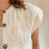 Weste LILU mit bestickten Details