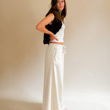 Baumwoll Hose MINA mit weitem Bein
