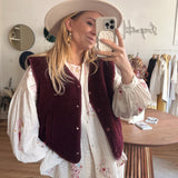 Kurze Teddy Weste MIRA